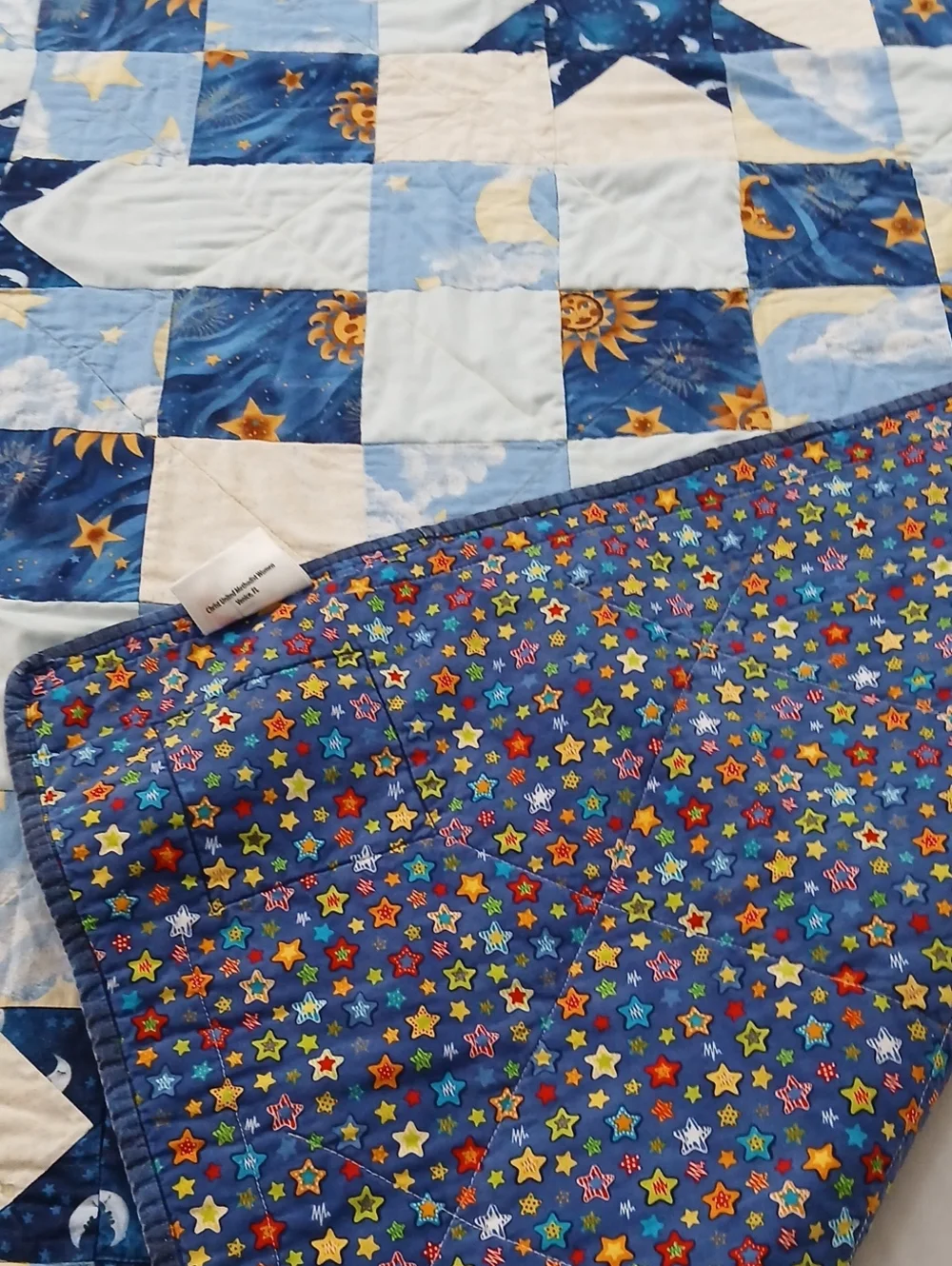 Homemade Celestial Mini Quilt